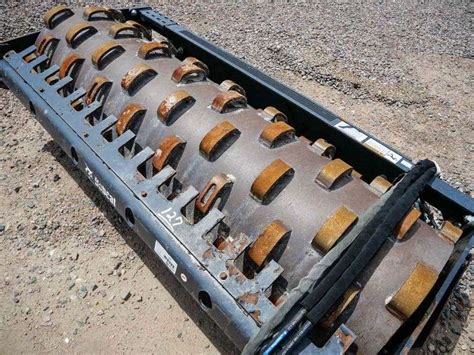 sheepsfoot roller for skid steer|compactor attachment for skid steer.